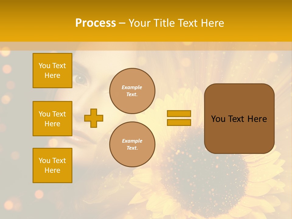 Look Skin Cute PowerPoint Template