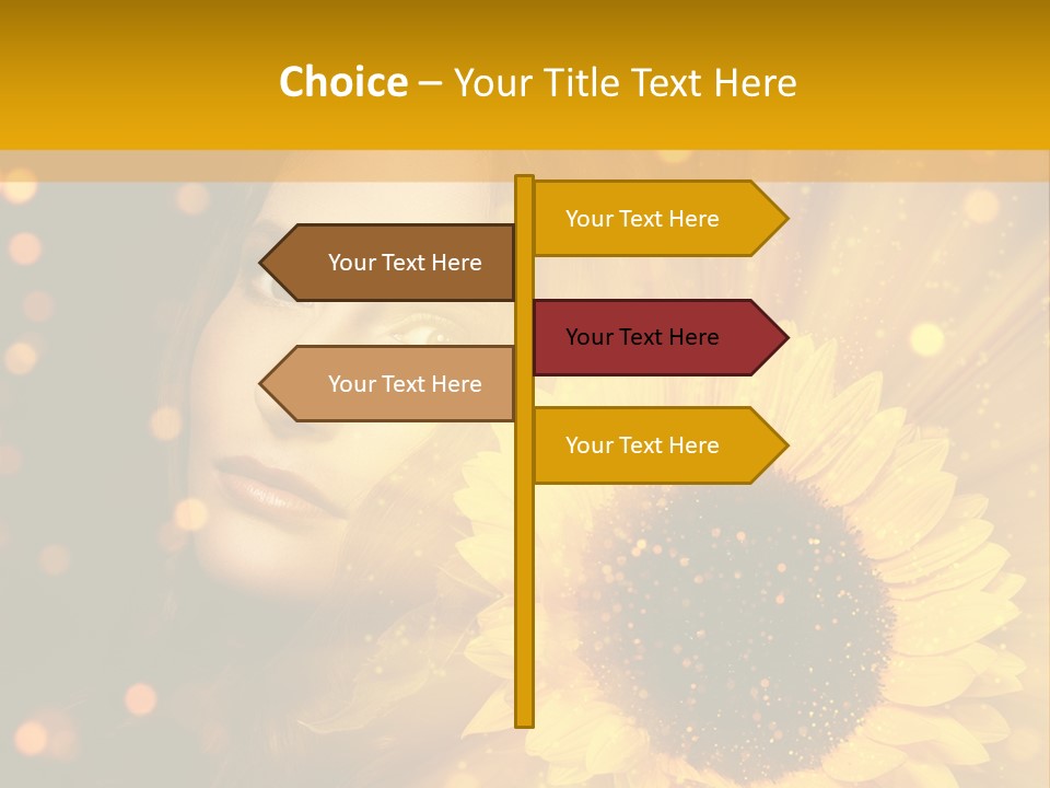 Look Skin Cute PowerPoint Template