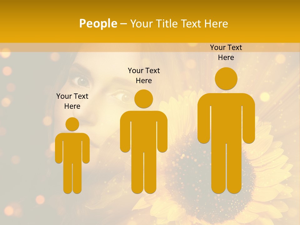 Look Skin Cute PowerPoint Template