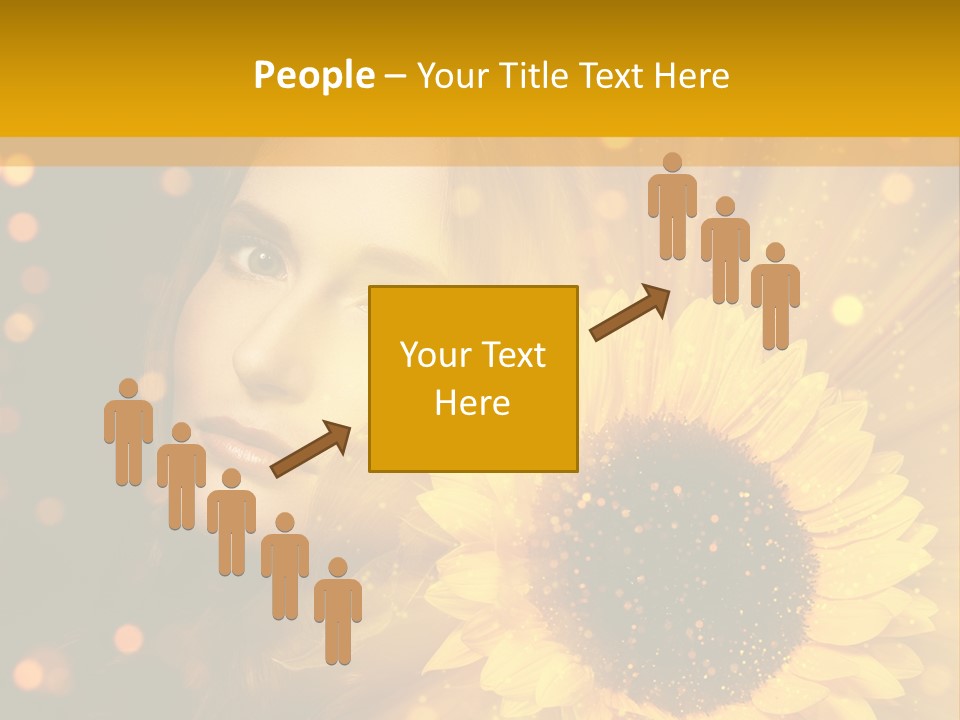 Look Skin Cute PowerPoint Template