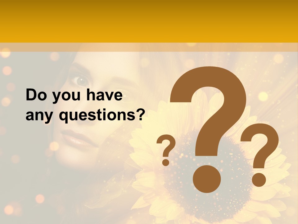 Look Skin Cute PowerPoint Template