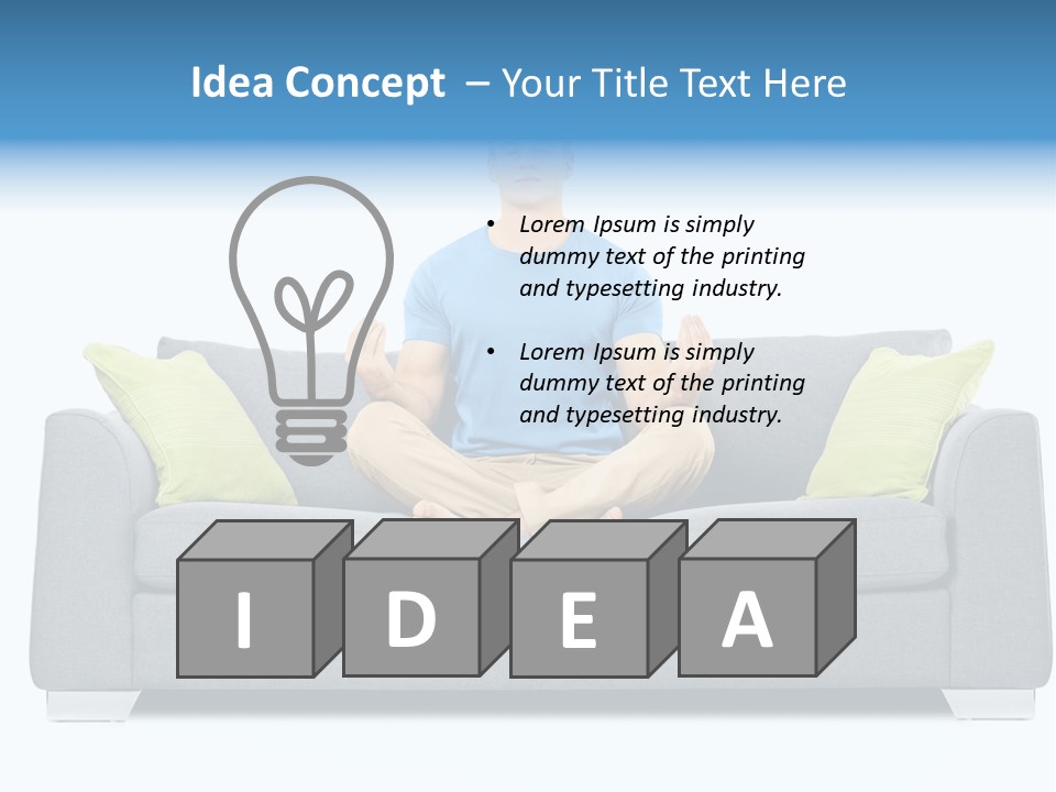 Studio Male Zen PowerPoint Template