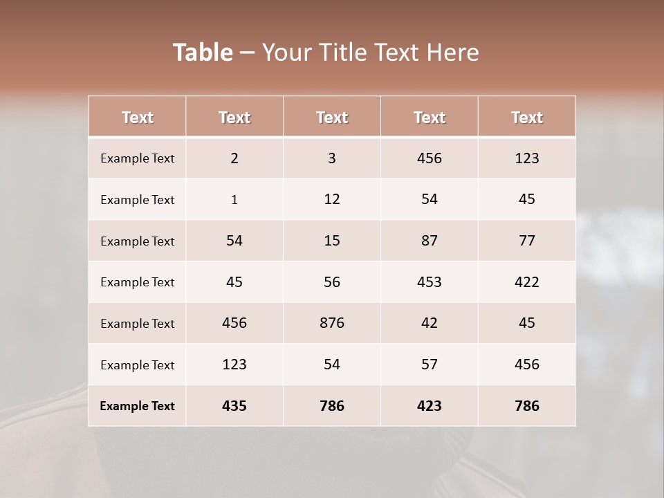 Vintage Expression Lifestyle PowerPoint Template