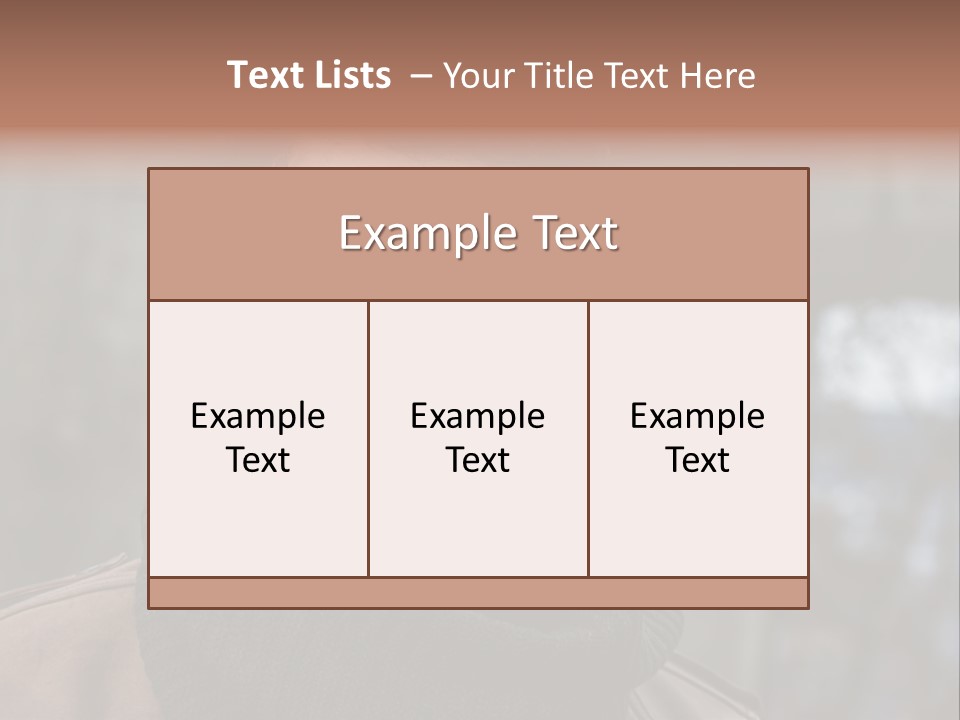 Vintage Expression Lifestyle PowerPoint Template