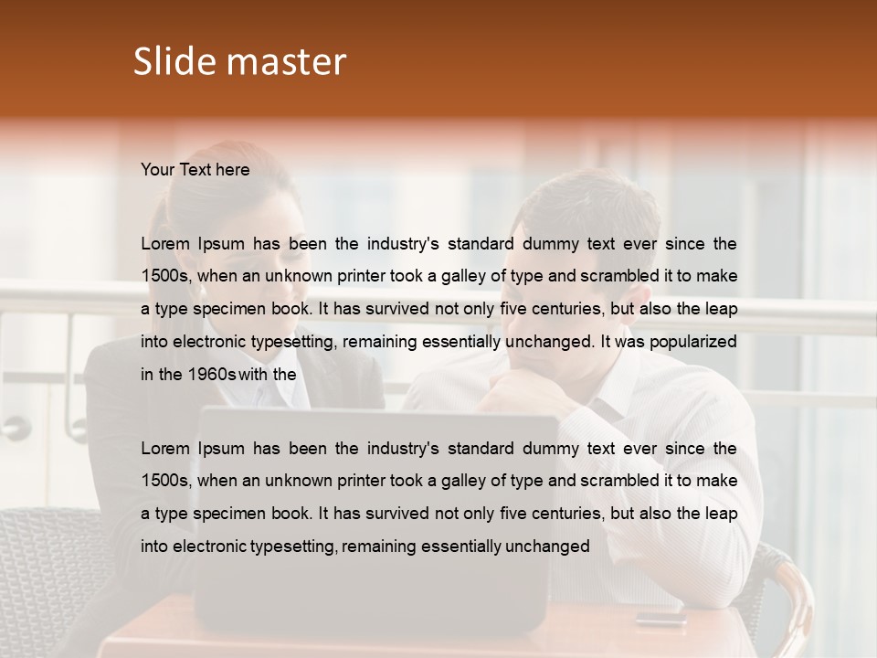 Busy  Office PowerPoint Template