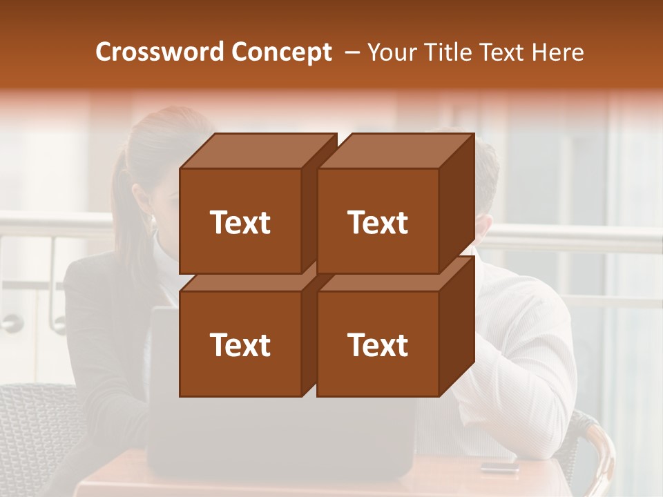 Busy  Office PowerPoint Template