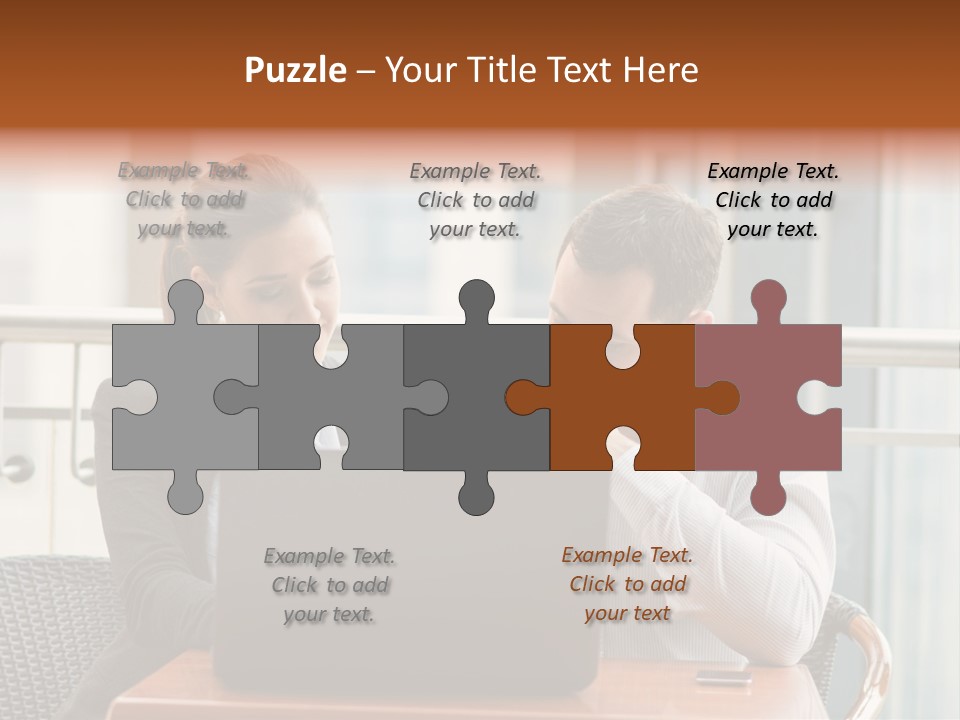 Busy  Office PowerPoint Template