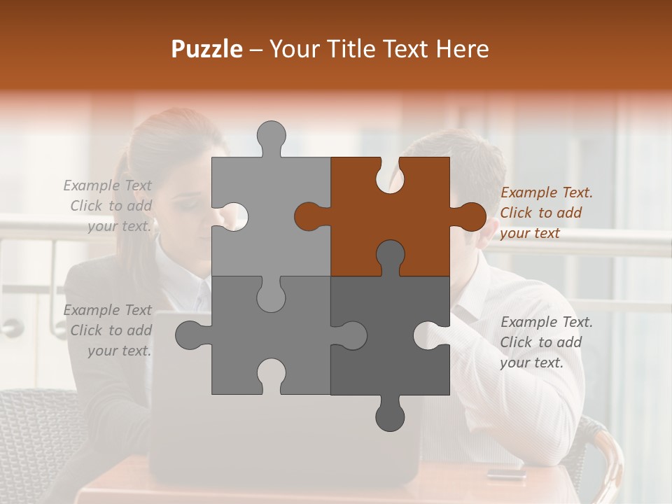Busy  Office PowerPoint Template