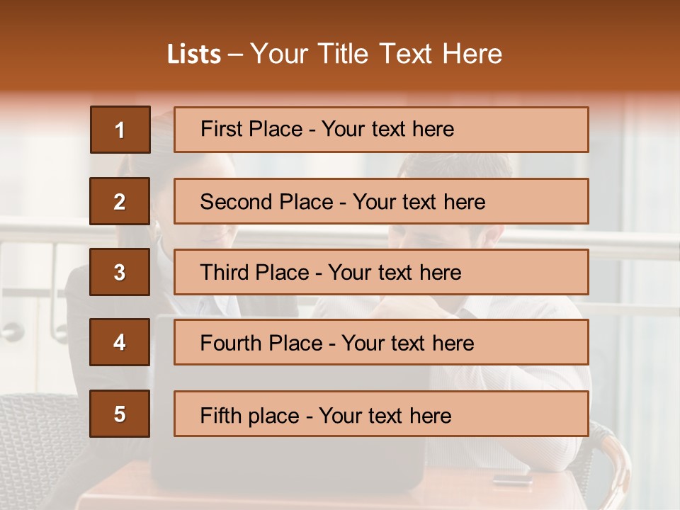 Busy  Office PowerPoint Template