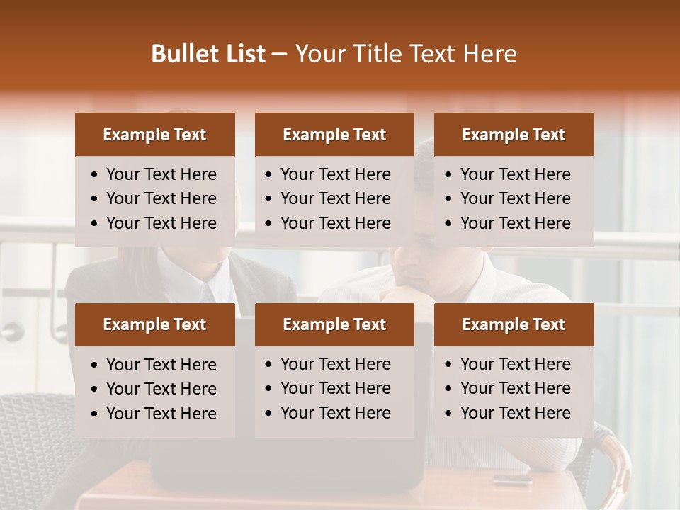 Busy  Office PowerPoint Template