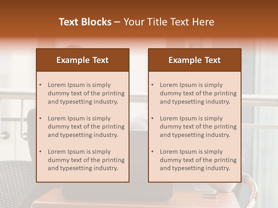 Busy  Office PowerPoint Template