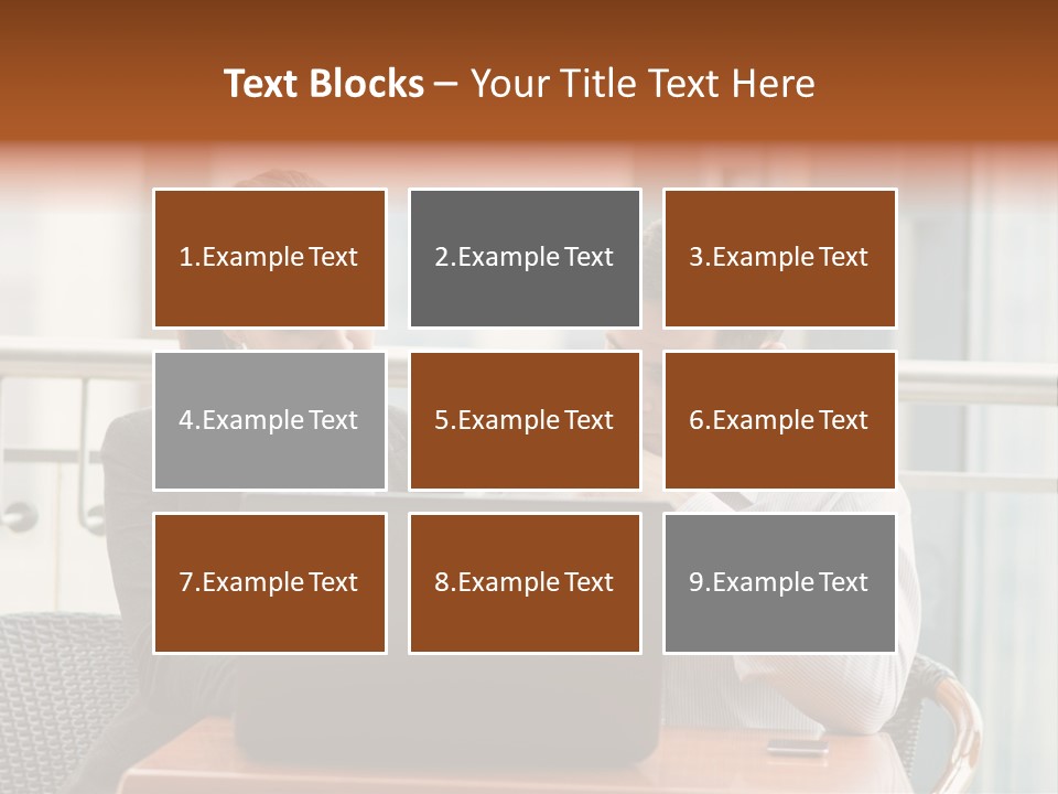 Busy  Office PowerPoint Template