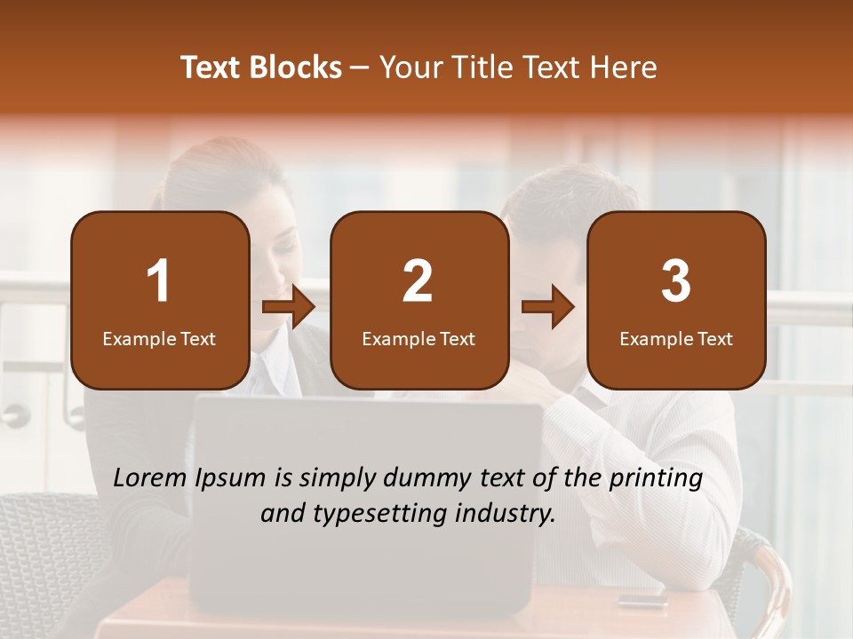 Busy  Office PowerPoint Template