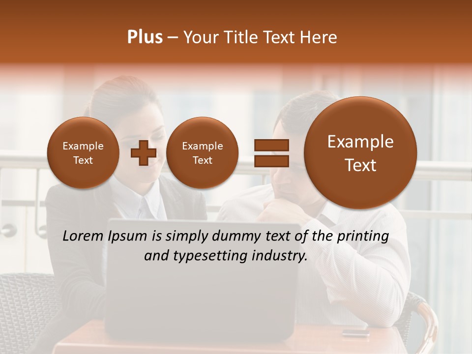 Busy  Office PowerPoint Template