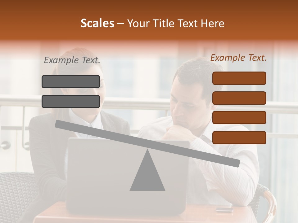 Busy  Office PowerPoint Template