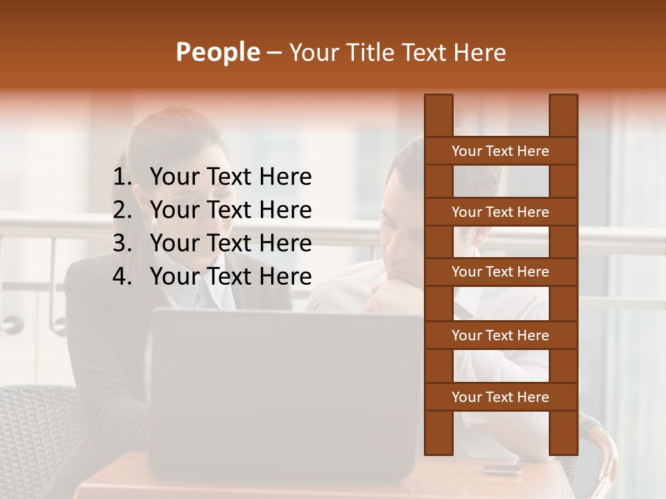 Busy  Office PowerPoint Template