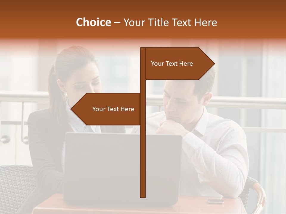 Busy  Office PowerPoint Template