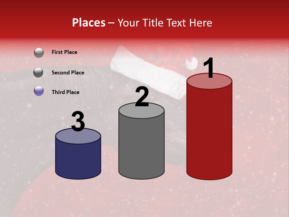 Balls Red Farm PowerPoint Template