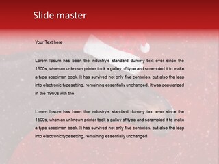 Balls Red Farm PowerPoint Template