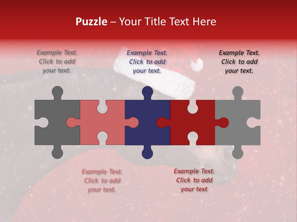 Balls Red Farm PowerPoint Template