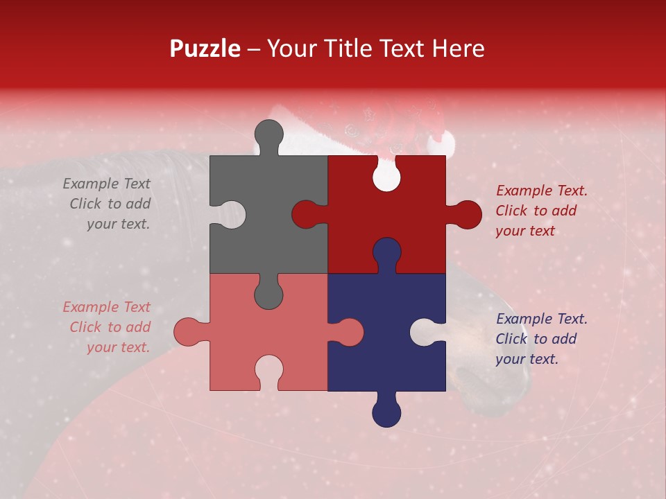 Balls Red Farm PowerPoint Template