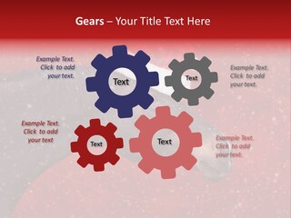 Balls Red Farm PowerPoint Template