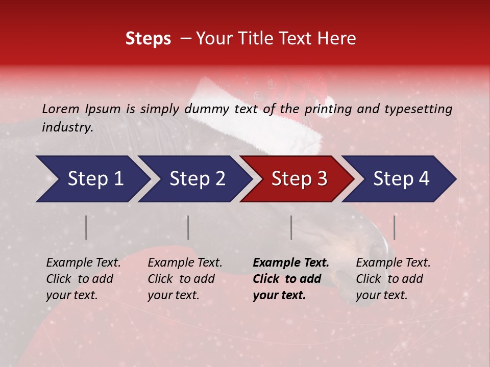 Balls Red Farm PowerPoint Template