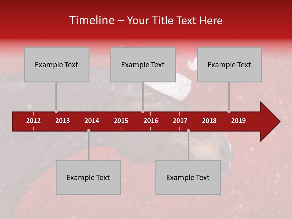 Balls Red Farm PowerPoint Template