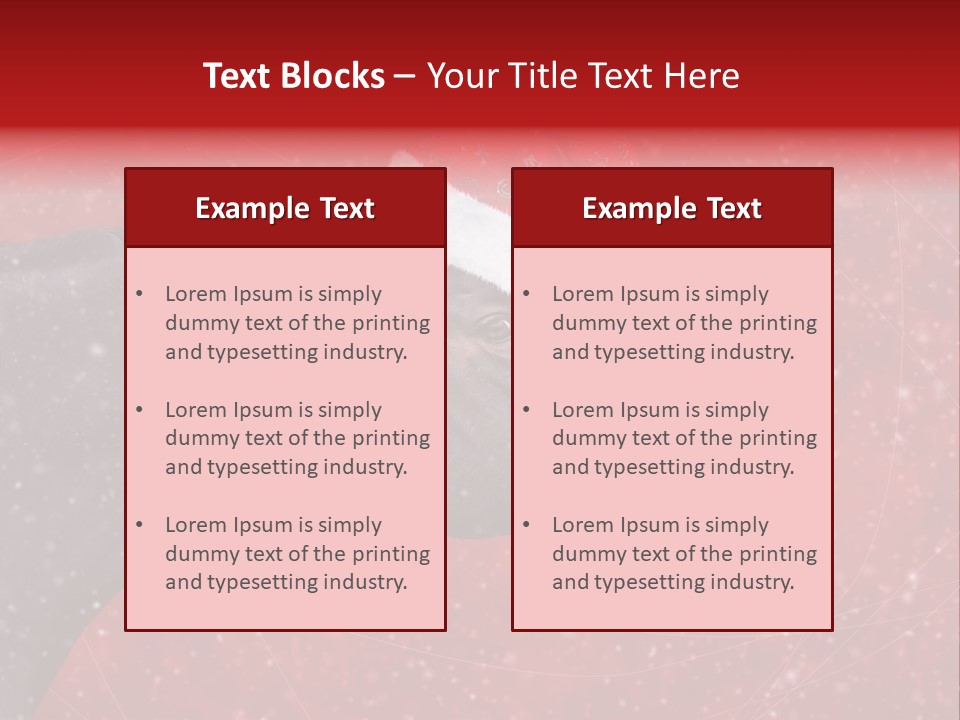 Balls Red Farm PowerPoint Template