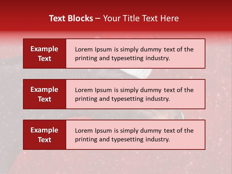 Balls Red Farm PowerPoint Template