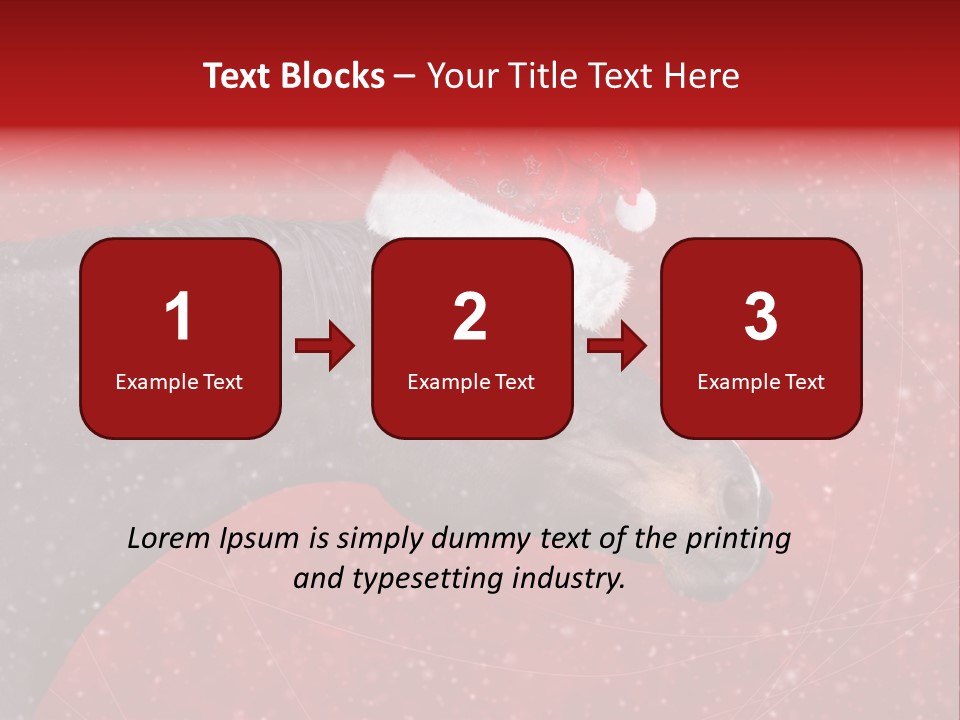 Balls Red Farm PowerPoint Template