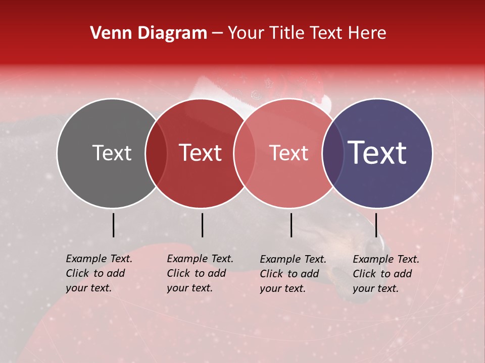 Balls Red Farm PowerPoint Template