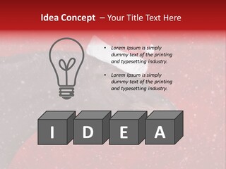Balls Red Farm PowerPoint Template