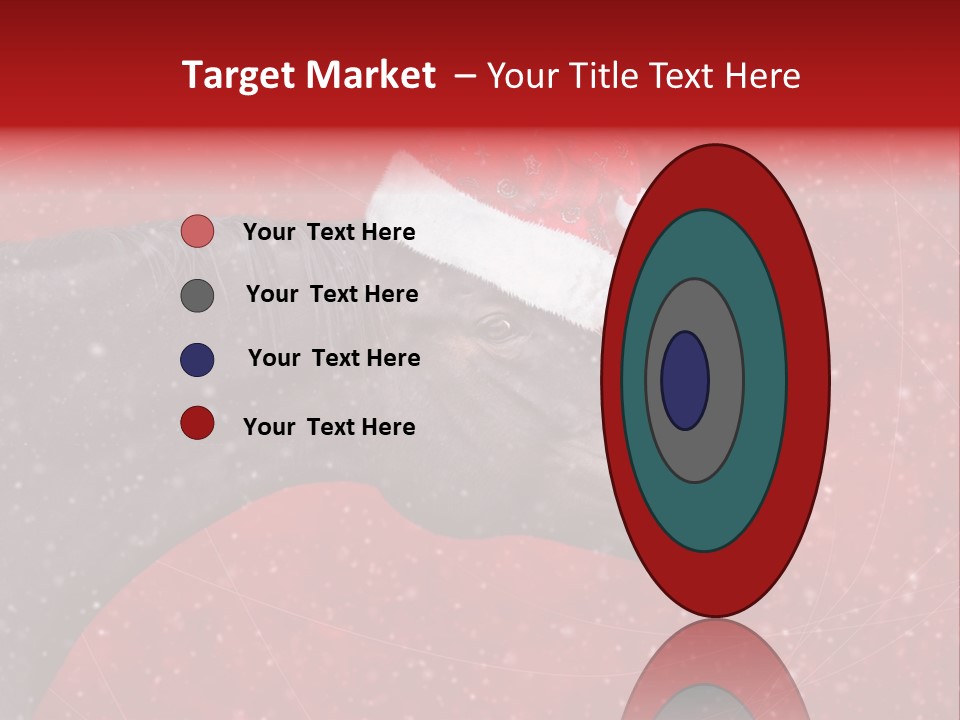 Balls Red Farm PowerPoint Template