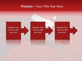 Balls Red Farm PowerPoint Template