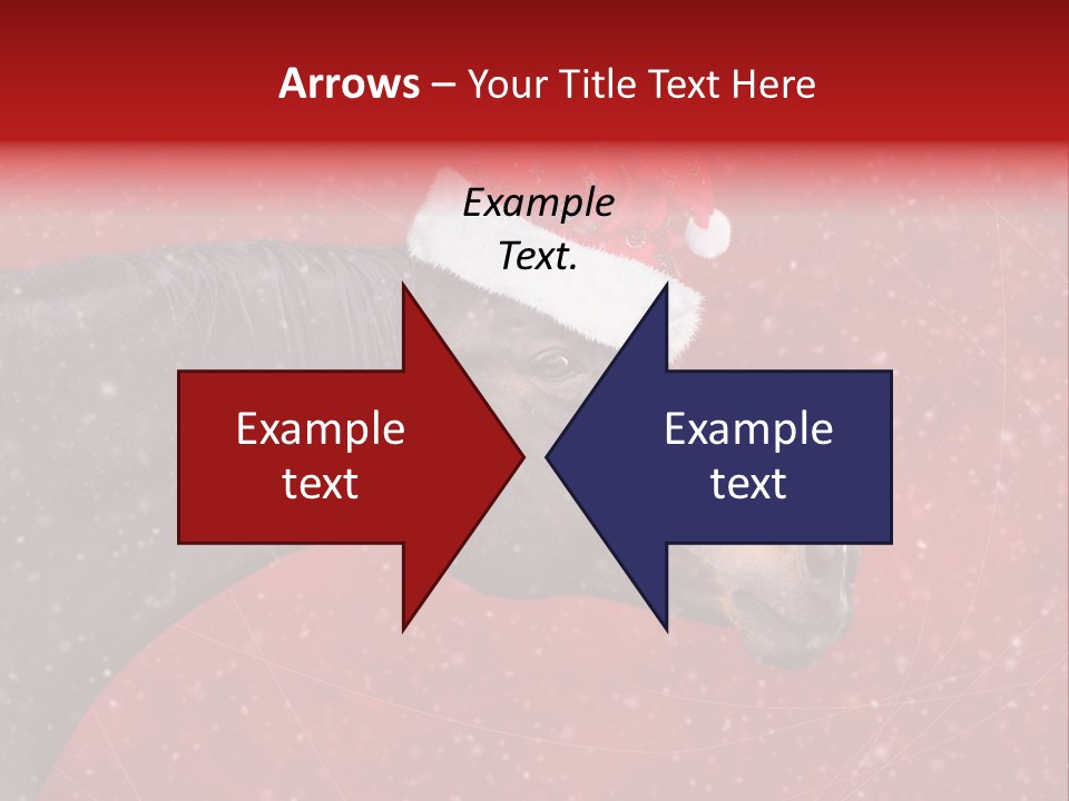 Balls Red Farm PowerPoint Template