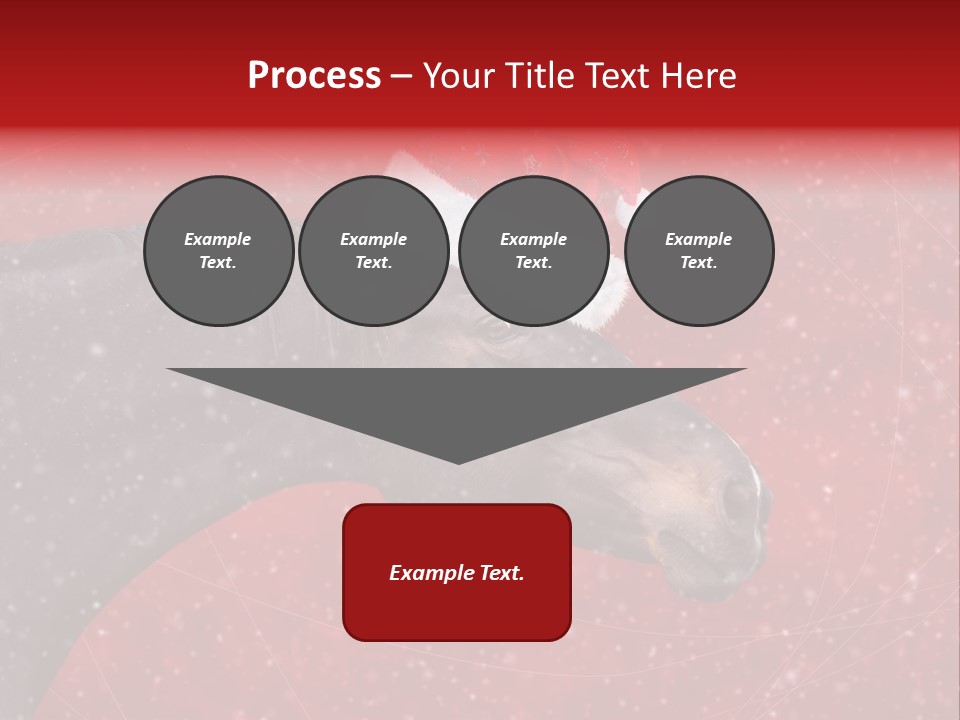 Balls Red Farm PowerPoint Template
