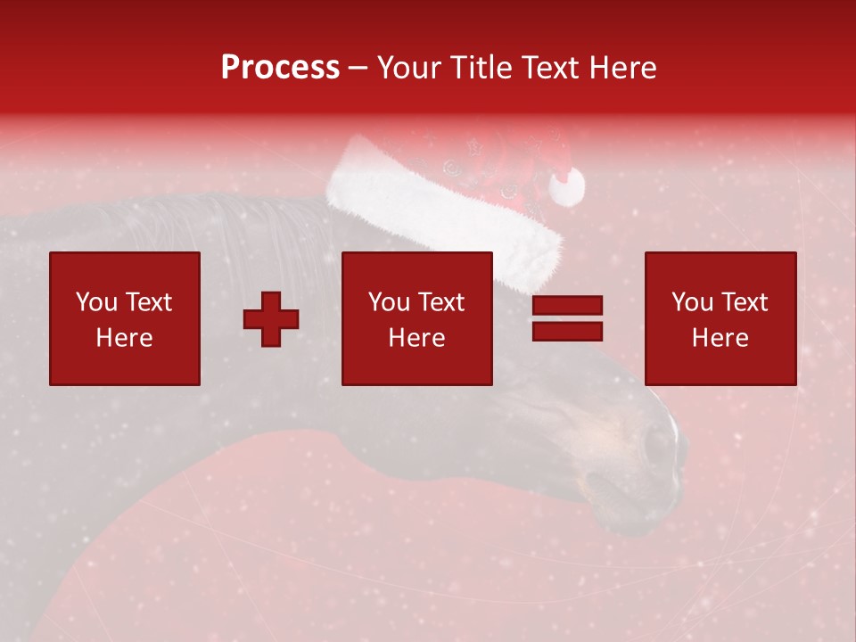 Balls Red Farm PowerPoint Template