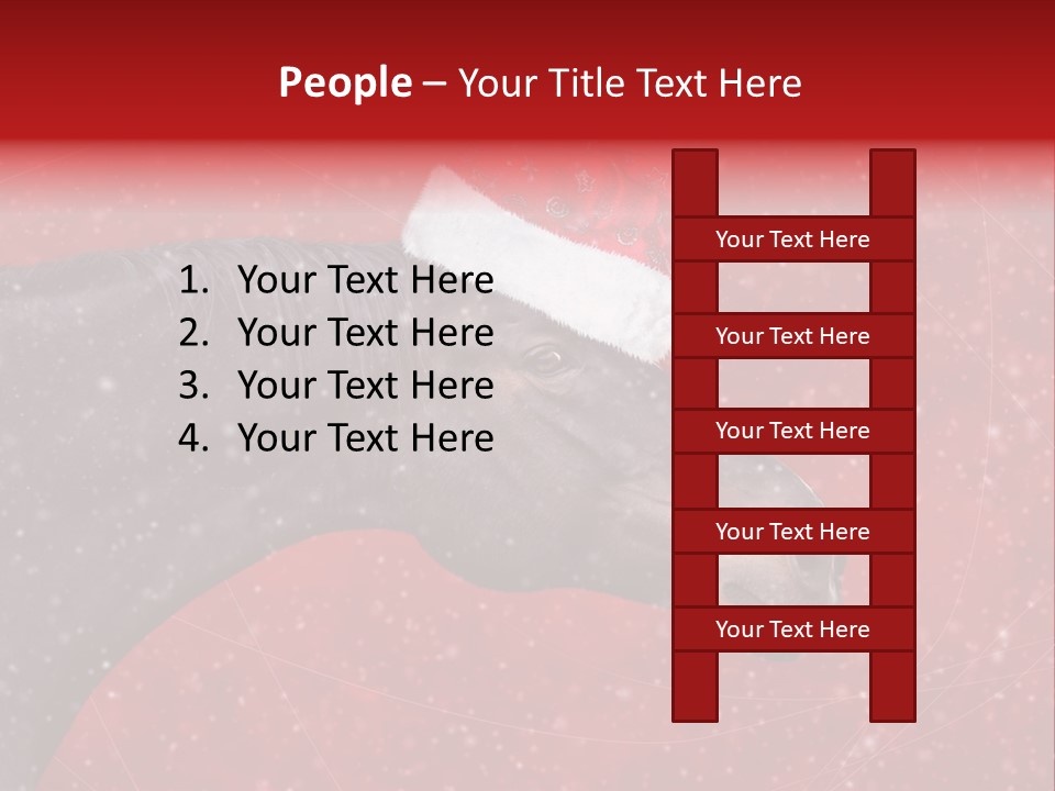 Balls Red Farm PowerPoint Template