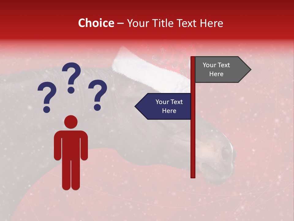 Balls Red Farm PowerPoint Template