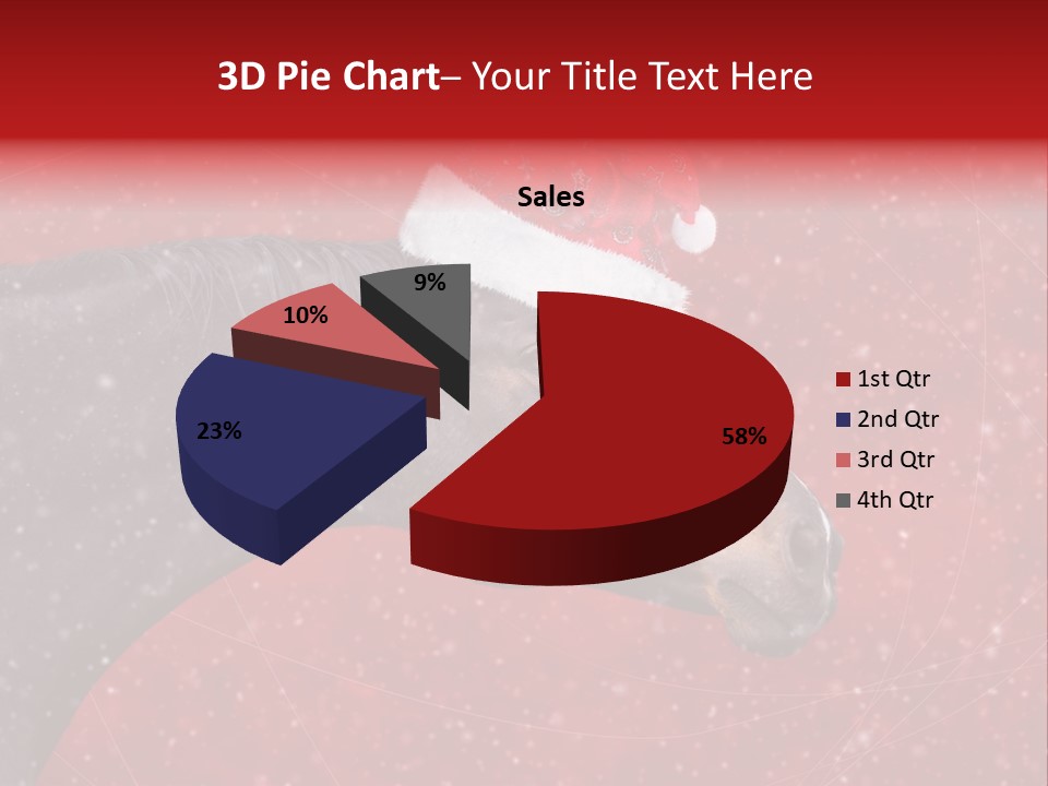 Balls Red Farm PowerPoint Template