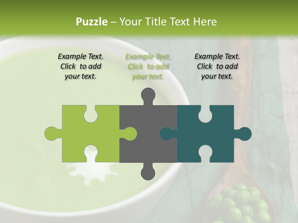 Vichyssoise Spinach Brussels PowerPoint Template