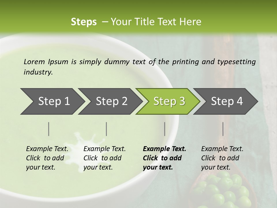 Vichyssoise Spinach Brussels PowerPoint Template