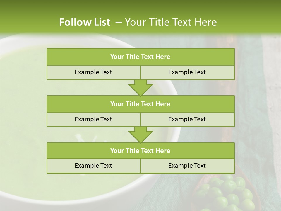 Vichyssoise Spinach Brussels PowerPoint Template