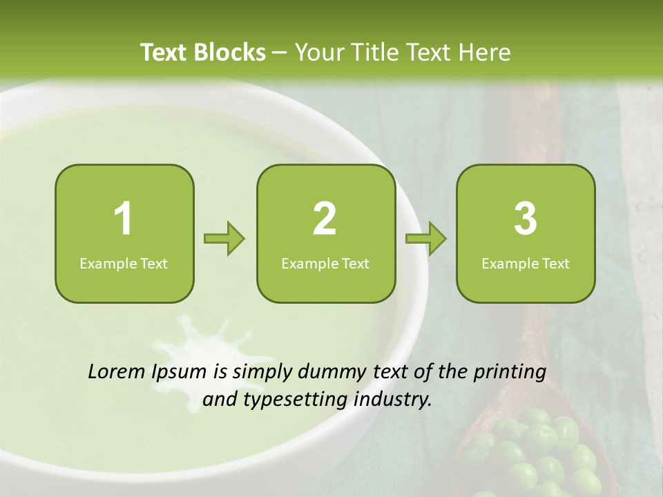 Vichyssoise Spinach Brussels PowerPoint Template