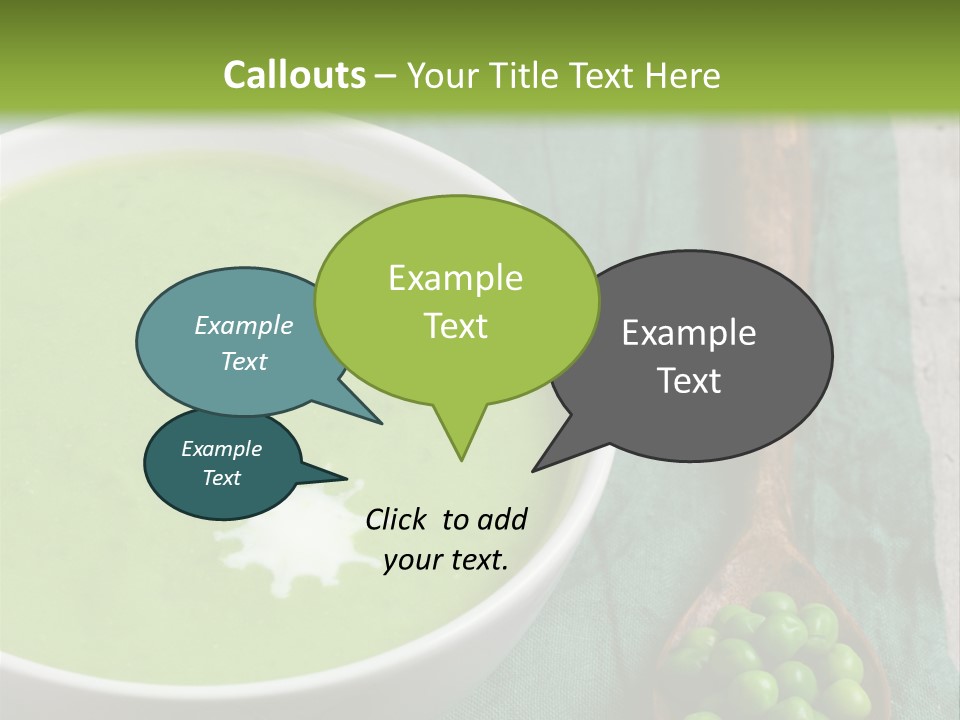 Vichyssoise Spinach Brussels PowerPoint Template