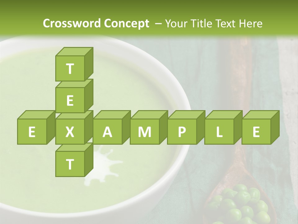 Vichyssoise Spinach Brussels PowerPoint Template