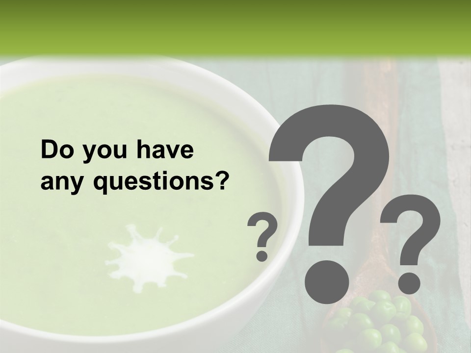 Vichyssoise Spinach Brussels PowerPoint Template