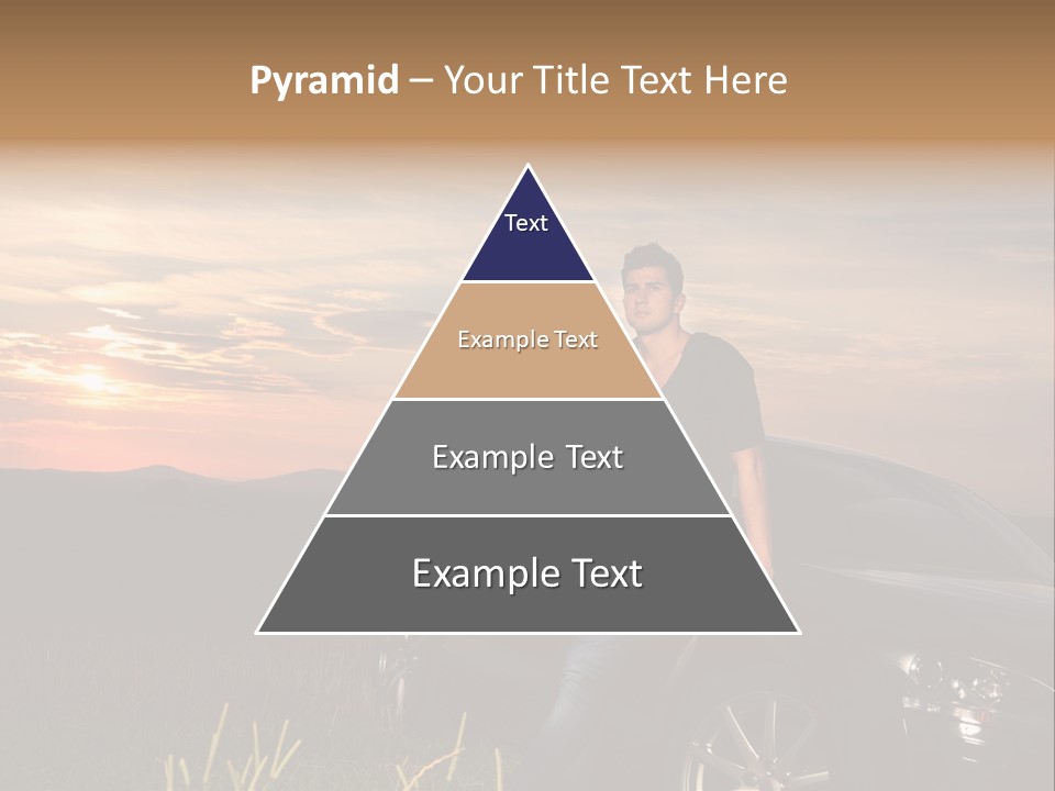 Transport Sunset Field PowerPoint Template