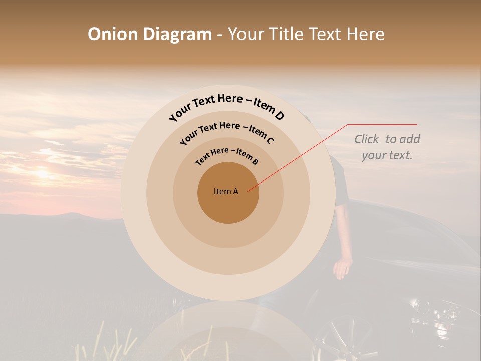 Transport Sunset Field PowerPoint Template